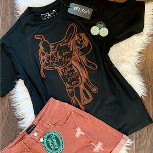 2 Fly Stolen Saddle Tee